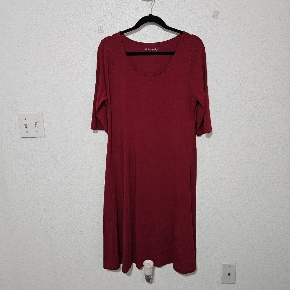 Soft Surroundings midi dress size medium